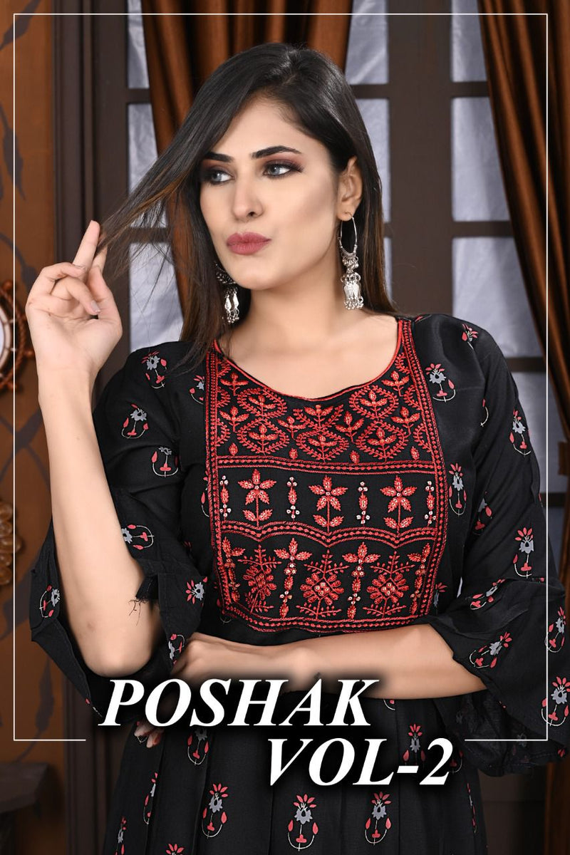 Beauty Queen Poshak Vol 2 Rayon With Heavy Printed Stylish Designer Party Wear Casual Look Kurti