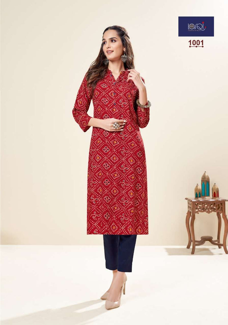 Suryajyoti Prisha Vol 1 Rayon Foil Printed Fancy Casual Wear Kurtis