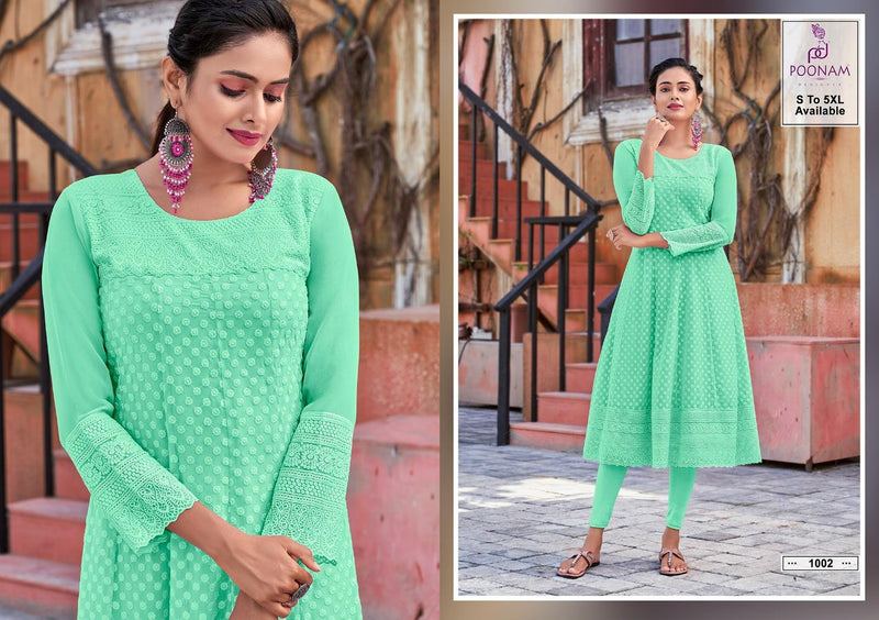 Buy Cherry Jerry Three Fourth Sleeves Anarkali Kurta & Dupatta Sea Green  for Girls (12-13Years) Online in India, Shop at FirstCry.com - 14229974