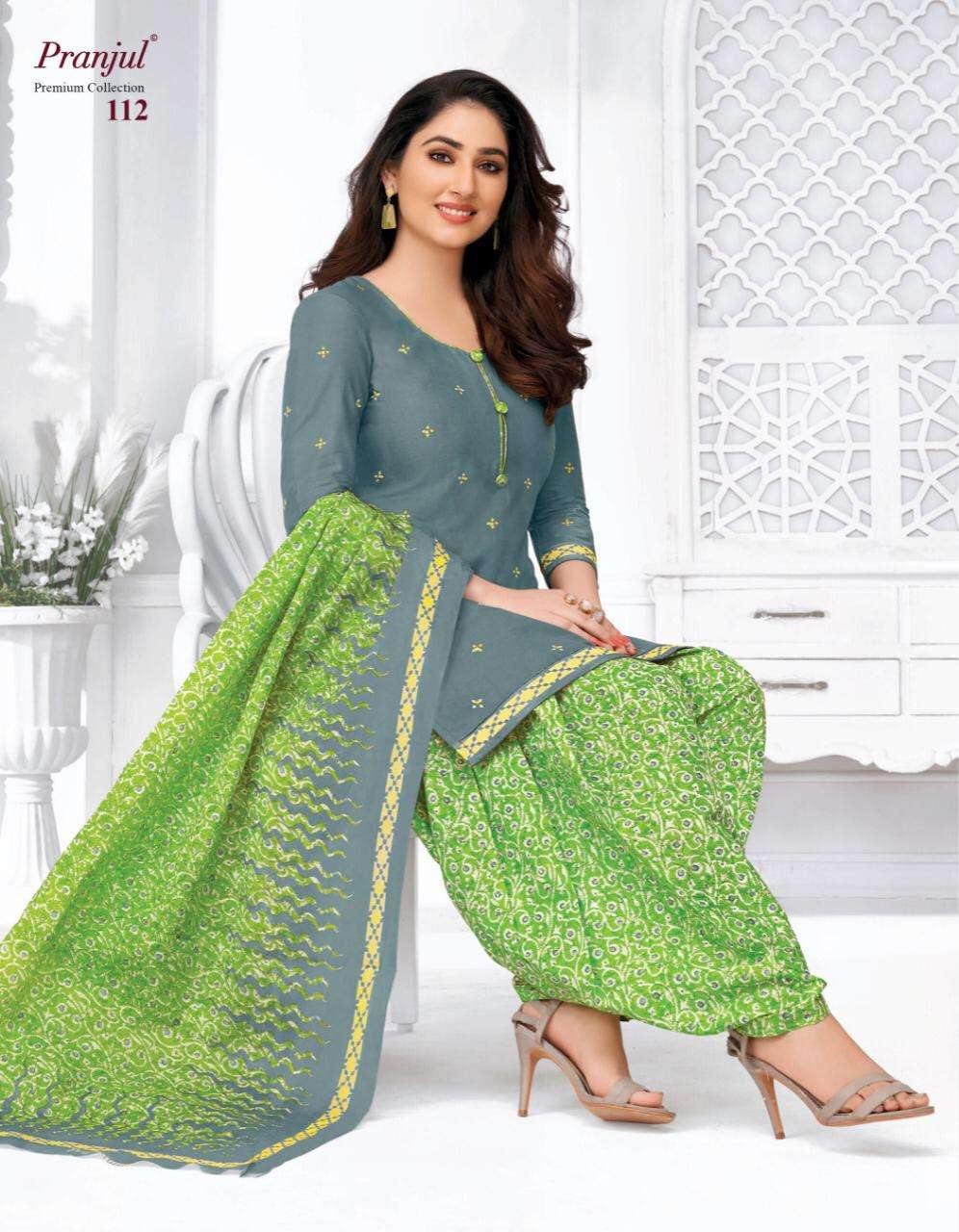 Pranjul Creation Launch Premium Collection Cotton Readymade Patiyala Style Salwar Suits