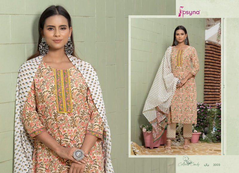 Psyna Cotton Candy Vol 2 Pure Cotton Official Wear Kurti