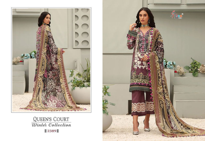 Shree Fabs Queens Court Winter Pashmina With Heavy Embroidery Work Stylish Designer Pakistani Salwar Kameez