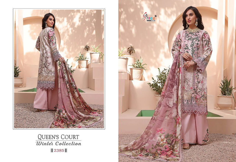 Shree Fabs Queens Court Winter Pashmina With Heavy Embroidery Work Stylish Designer Pakistani Salwar Kameez