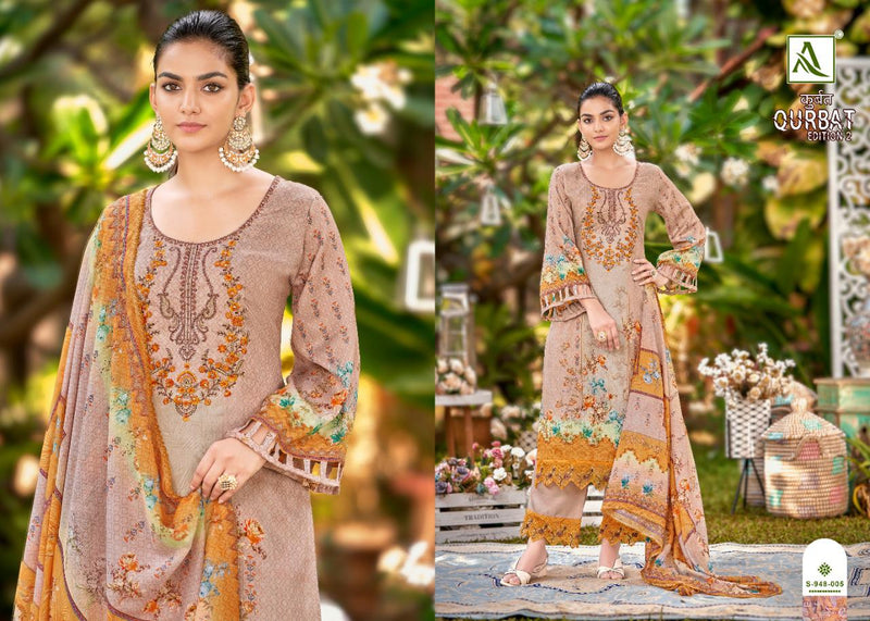 Alok Suits Qurbat Edition Vol 2 Jam Cotton Pakistani Style Party Wear Salwar Suits