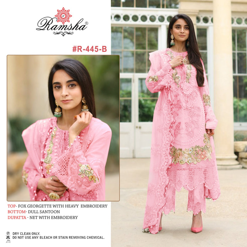 Ramsha R 445  Colors Georgette Embroidered Festive Wear Salwar Kameez