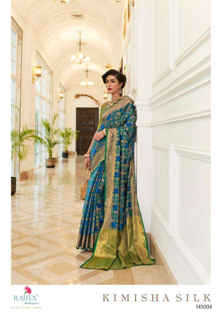 Raj Tex Kimisha Silk 141001-141006 Series Patola Sil  Saree