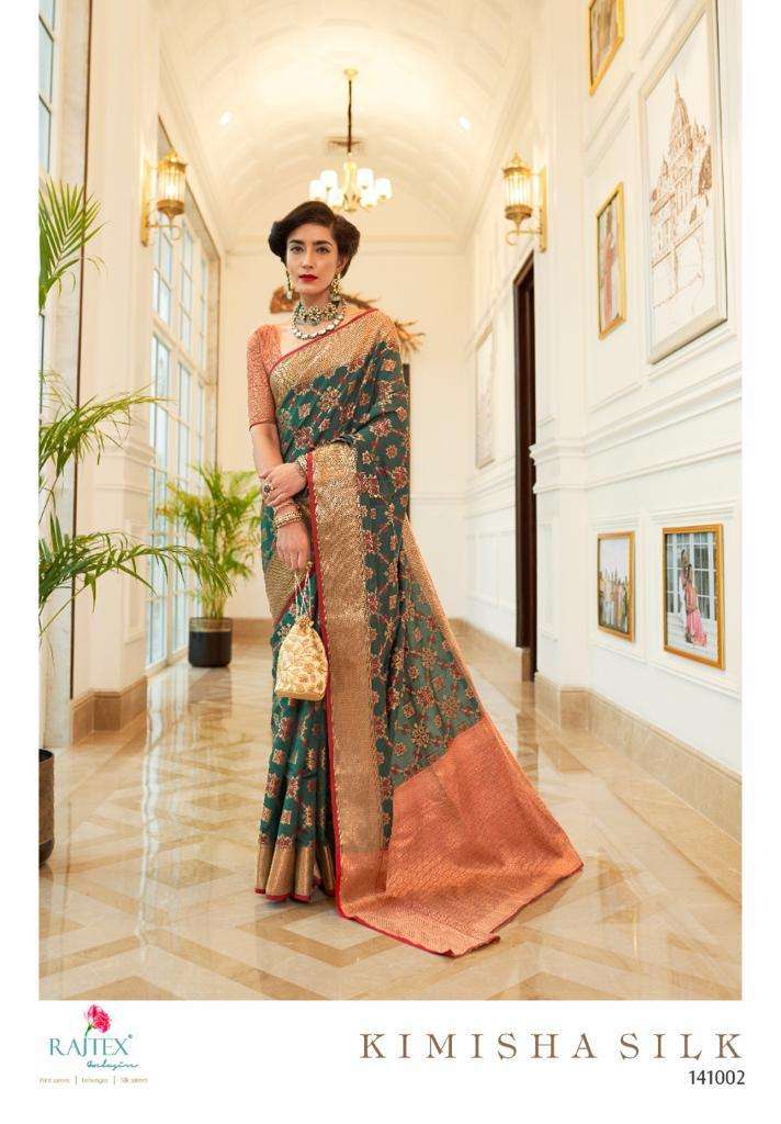 Raj Tex Kimisha Silk 141001-141006 Series Patola Sil  Saree