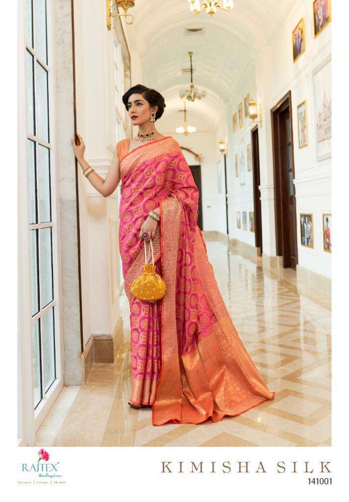 Raj Tex Kimisha Silk 141001-141006 Series Patola Sil  Saree