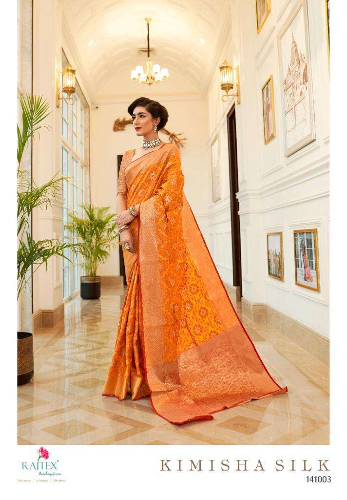 Raj Tex Kimisha Silk 141001-141006 Series Patola Sil  Saree