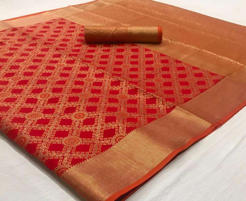 Raj Tex Kimisha Silk 141001-141006 Series Patola Sil  Saree