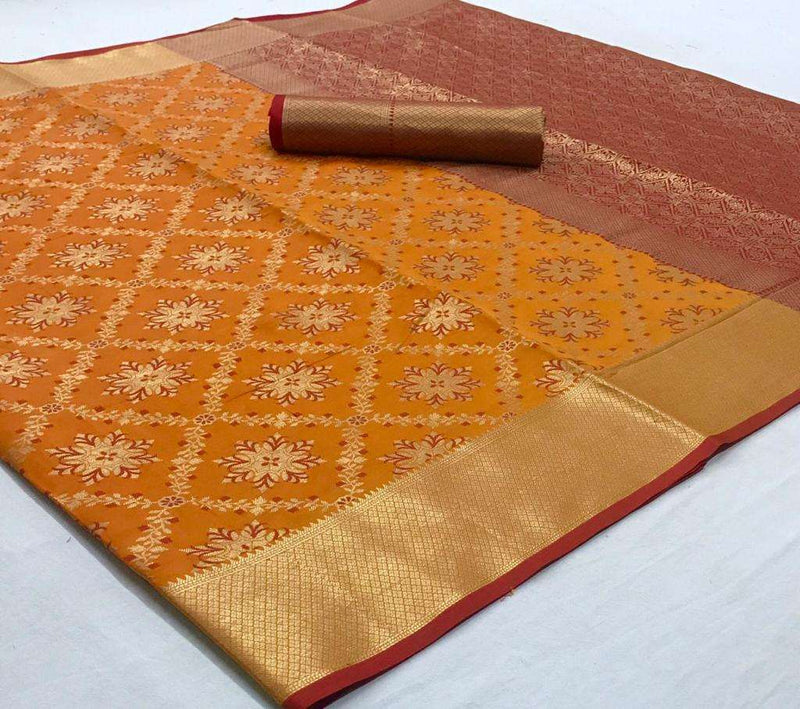 Raj Tex Kimisha Silk 141001-141006 Series Patola Sil  Saree