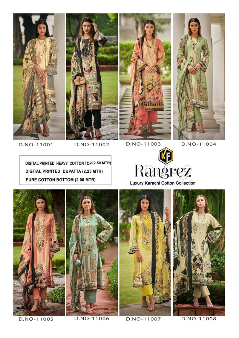 Keval Fab Rangrez Vol 1 Heavy Cotton Karachi Printed Designer Salwar Kameez