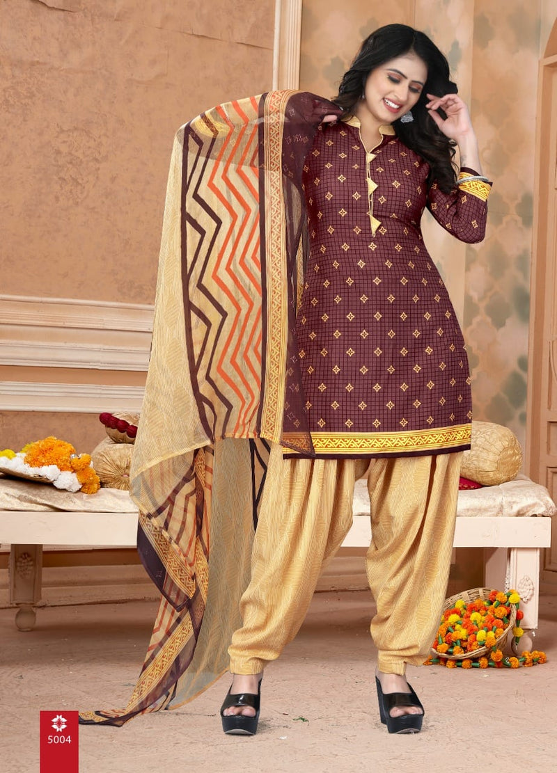 Rinkal Crepe Vol 5 American Crepe Casual  Wear Salwar Kameez