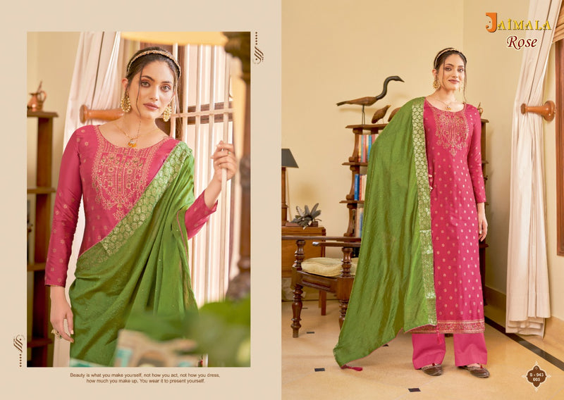 Alok Suits Jaimala Rose  Viscose Jacquard Designer Party Wear Salwar Kameez