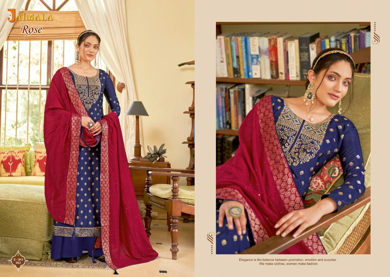 Alok Suits Jaimala Rose  Viscose Jacquard Designer Party Wear Salwar Kameez