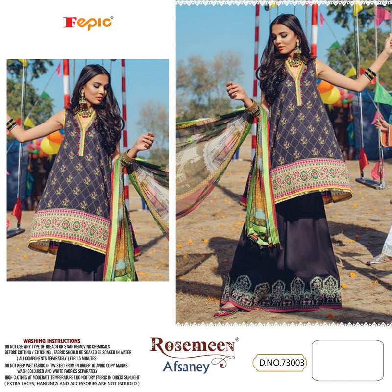 Fepic Rosemeen Afsaney Cambric Cotton Printed Pakistani Style Festive Wear Salwar Suits