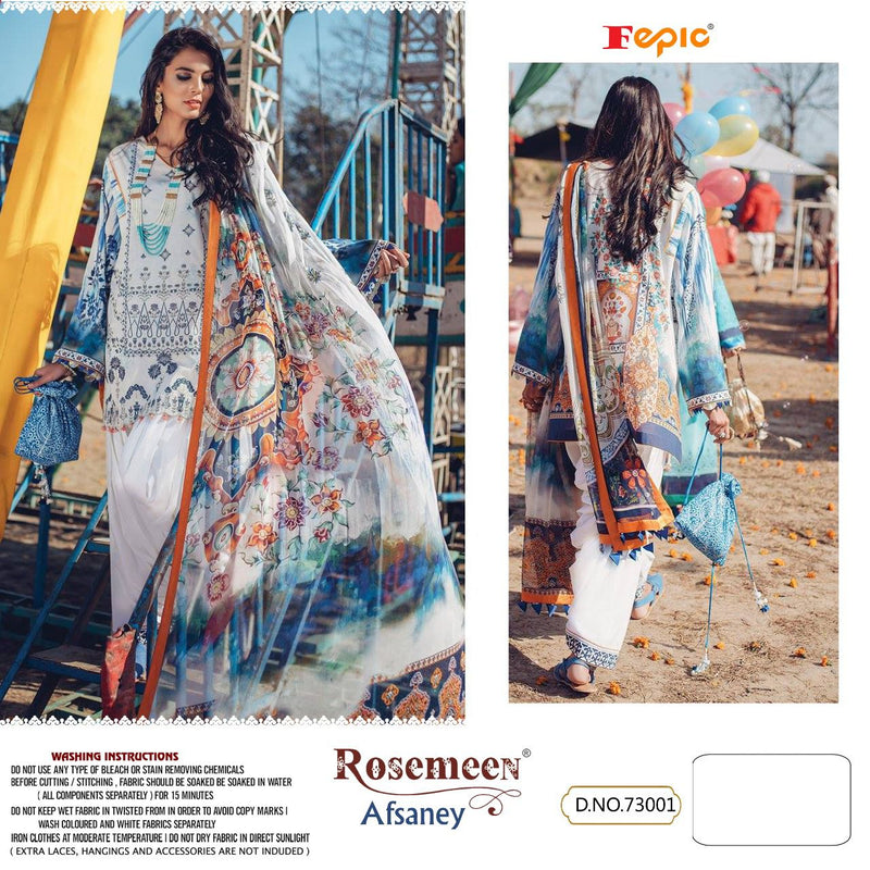 Fepic Rosemeen Afsaney Cambric Cotton Printed Pakistani Style Festive Wear Salwar Suits