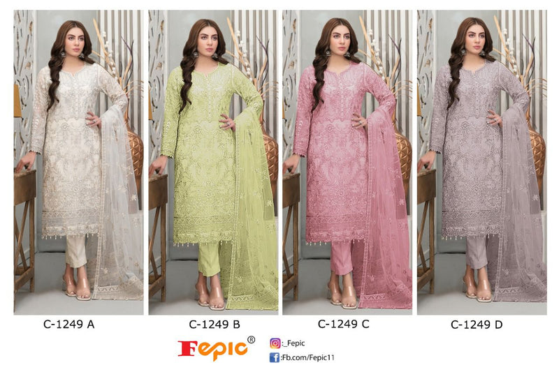 Fepic Rosmeen C 1249 Georgette With heavy Embroidery Work Stylish Designer Pakistani Party Wear Salwar Kameez