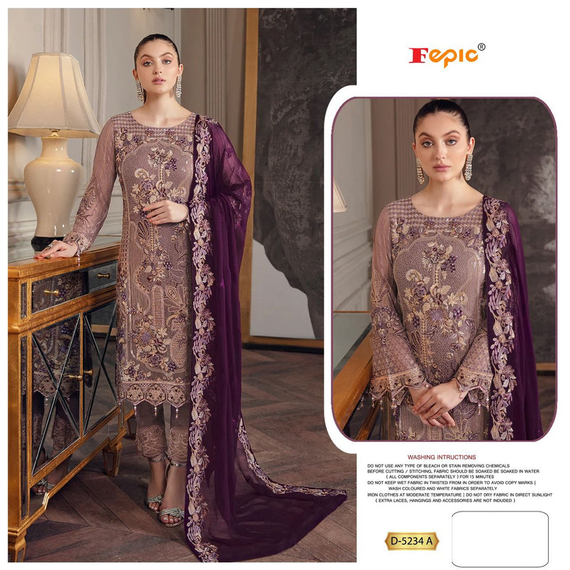 Fepic Rosemeen D 5234 A Georgette With Beautiful Work Stylish Designer Wedding Look Fancy Salwar Kameez