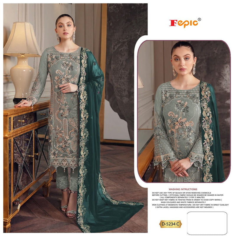 Fepic Rosemeen D 5234 C Georgette With Beautiful Work Stylish Designer Wedding Look Fancy Salwar Kameez