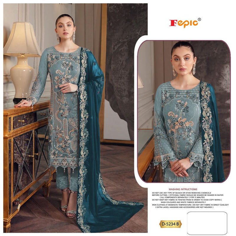 Fepic Rosemeen D 5234 B Georgette With Beautiful Work Stylish Designer Wedding Look Fancy Salwar Kameez