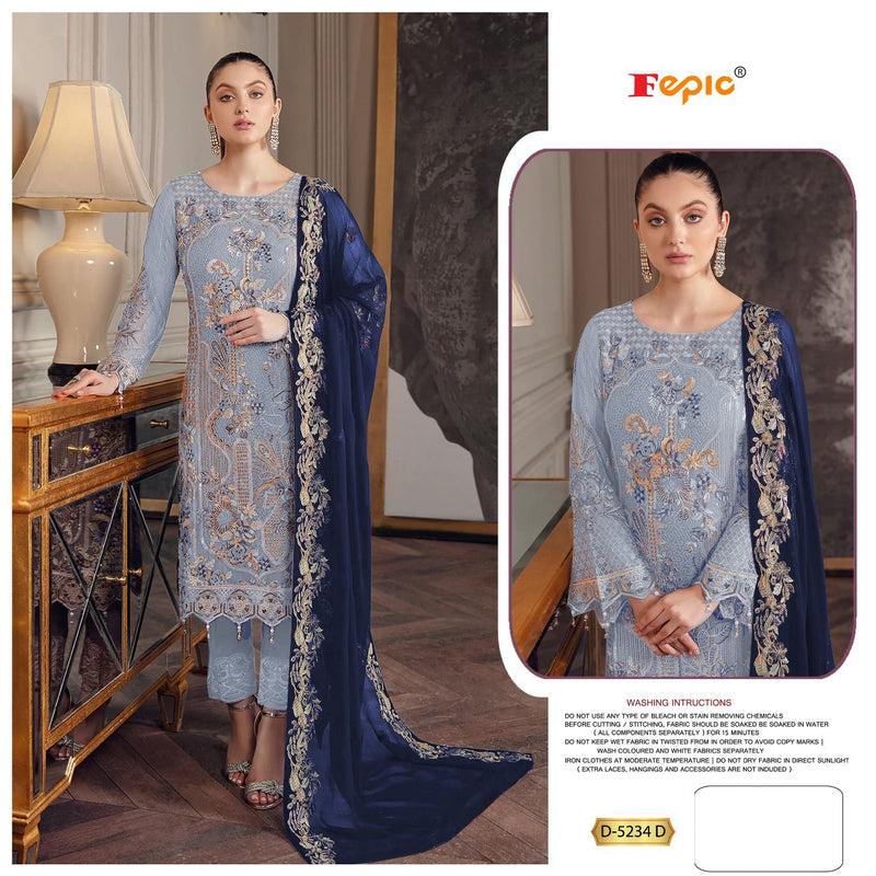 Fepic Rosemeen D 5234 D Georgette With Beautiful Work Stylish Designer Wedding Look Fancy Salwar Kameez