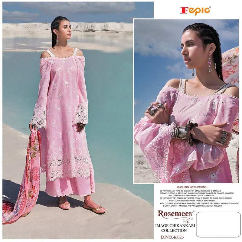 Fepic Rosemeen Image Chikankari Collection Fox Georgette Pakistani Style Party Wear Salwar Suits