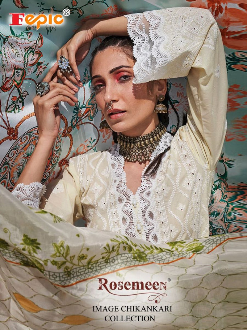 Fepic Rosemeen Image Chikankari Collection Fox Georgette Pakistani Style Party Wear Salwar Suits