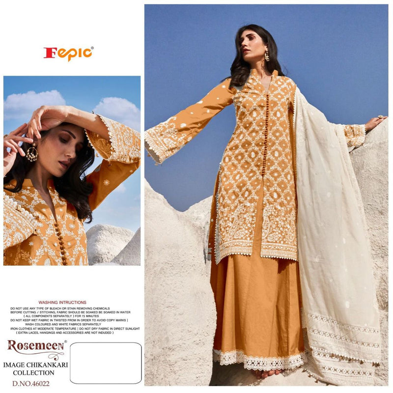 Fepic Rosemeen Image Chikankari Collection Fox Georgette Pakistani Style Party Wear Salwar Suits