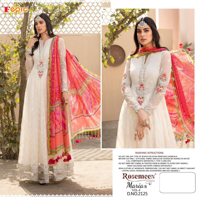 Fepic Rosemeen Maria B Vol 4 Cotton Pakistani Style Embroidered Party Wear Salwar Suits