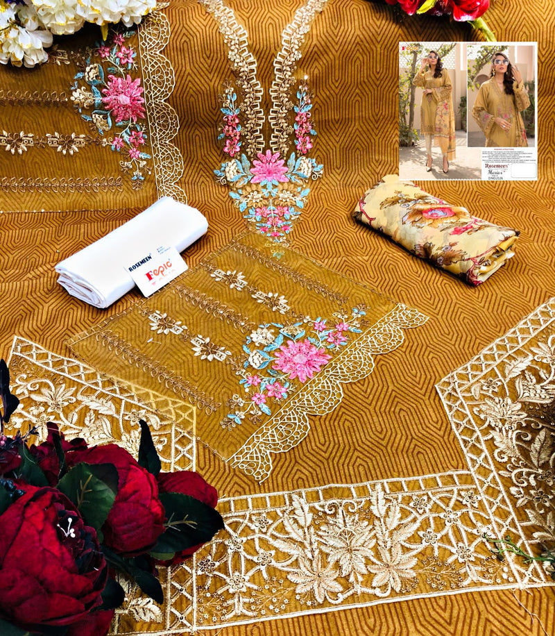 Fepic Rosemeen Maria B Vol 4 Cotton Pakistani Style Embroidered Party Wear Salwar Suits