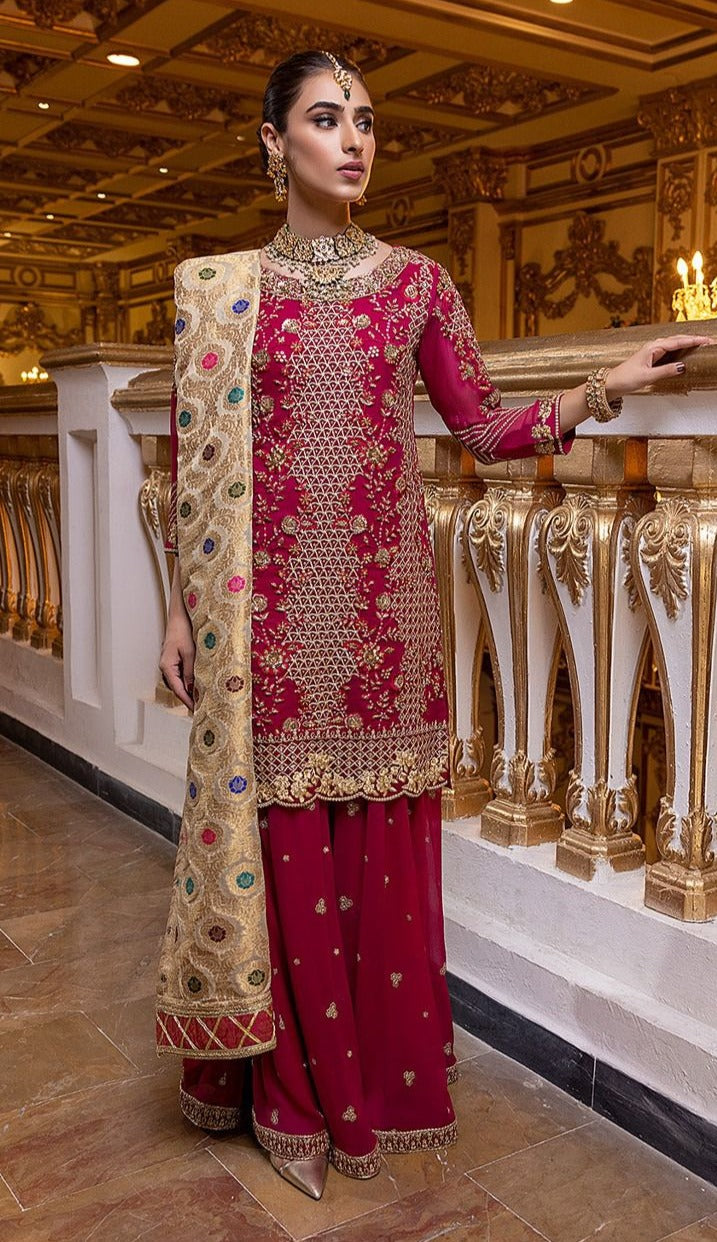 Fepic Rosemeen R 9102 Fox Georgette Designer Pakistani Style wedding Wear Salwar Suits