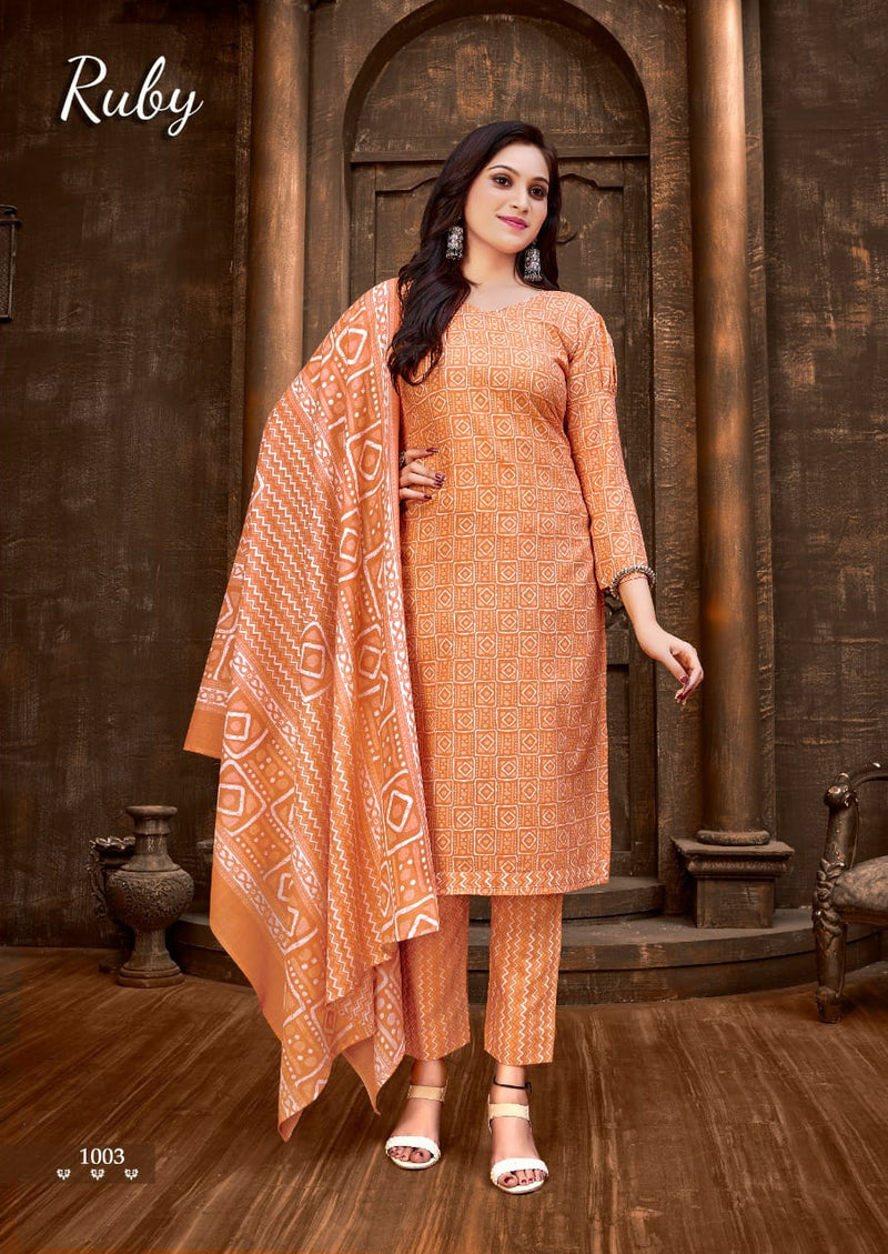 Skt Suits Ruby Soft Cotton Digital Printed Party Wear Salwar Suits