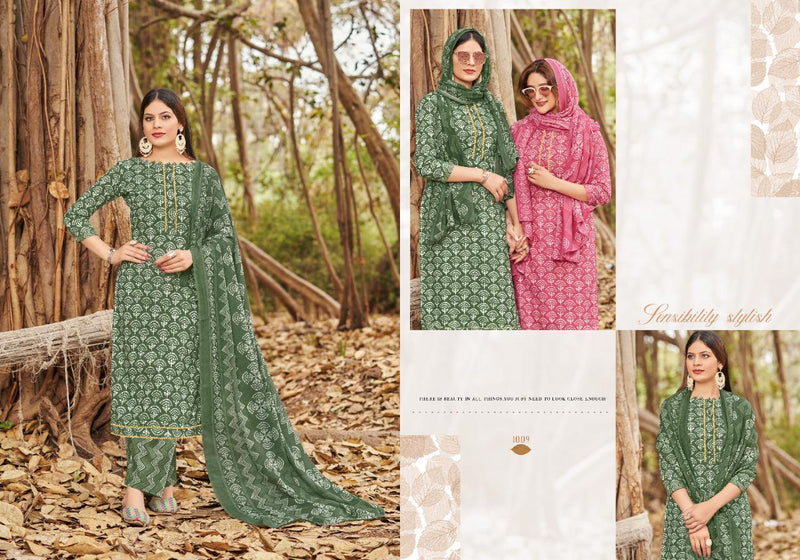 Radha Fab Ruhi Cotton Batik Print Festive Wear Salwar Suits