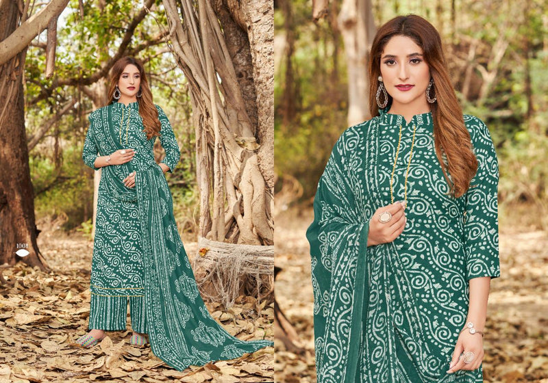 Radha Fab Ruhi Cotton Batik Print Festive Wear Salwar Suits