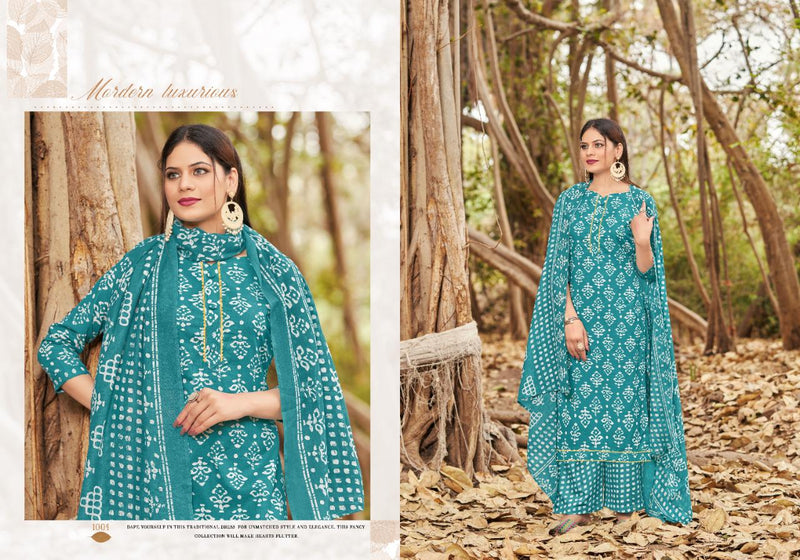 Radha Fab Ruhi Cotton Batik Print Festive Wear Salwar Suits