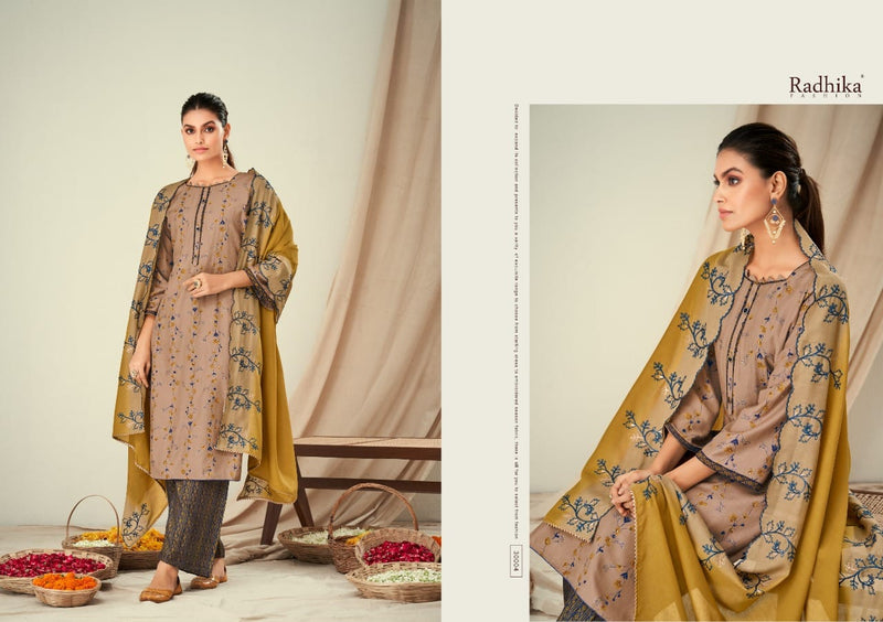 Radhika Fashion Bulbul Viscose Maslin Foil Print Casual Wear Salwar Suit