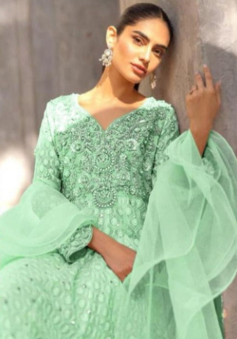 Serene S 47 Fox Georgette Designer Semi Stitched Wedding Wear Salwar Suits