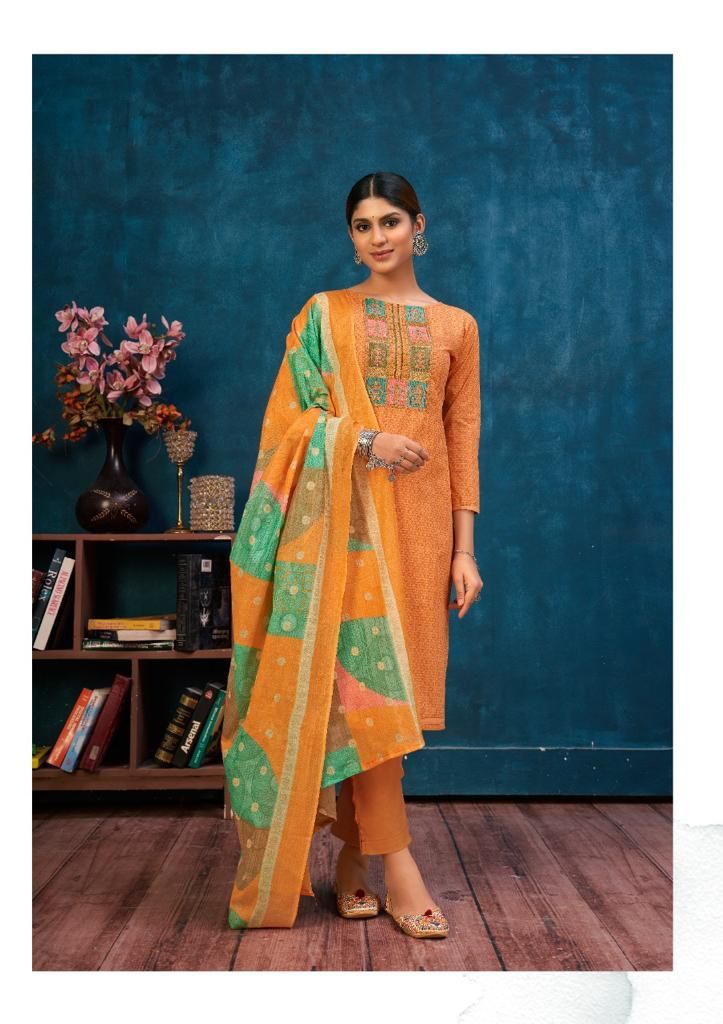 Yashika Trends Saanvi Cotton Fancy Printed Festive Wear Salwar Suits