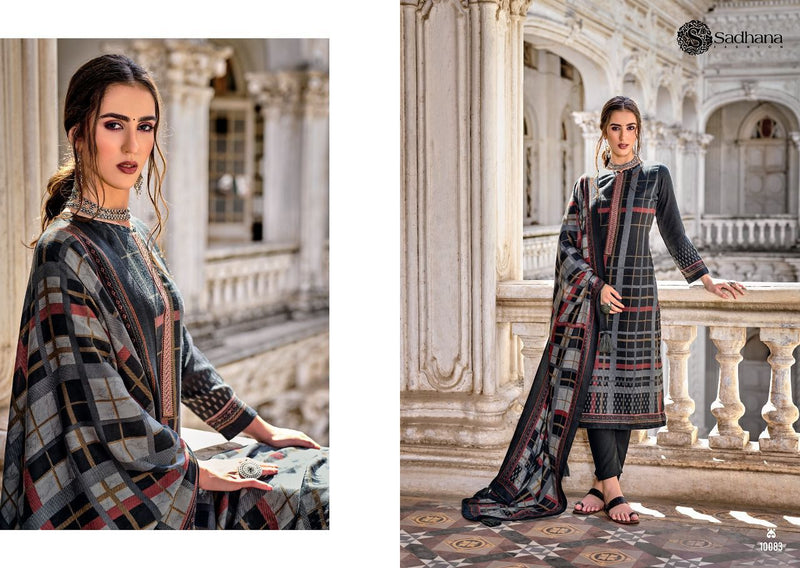 Sadhna Fashion Safiyah Pure Pashmina Digital Print Woolen Collection Suits