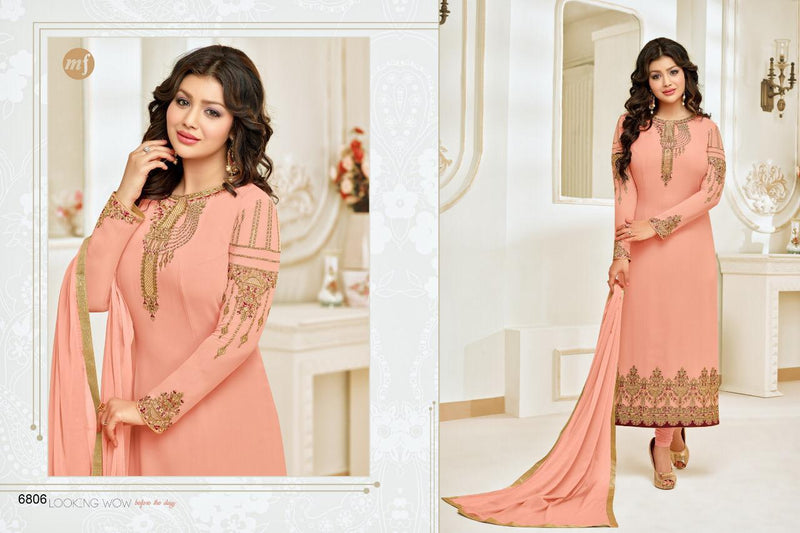 Mf Saira Vol 2 Georgette With Heavy Embroidery Work Stylish Designer Festive Wear Fancy Salwar Kameez