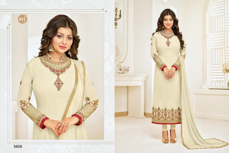 Mf Saira Vol 2 Georgette With Heavy Embroidery Work Stylish Designer Festive Wear Fancy Salwar Kameez