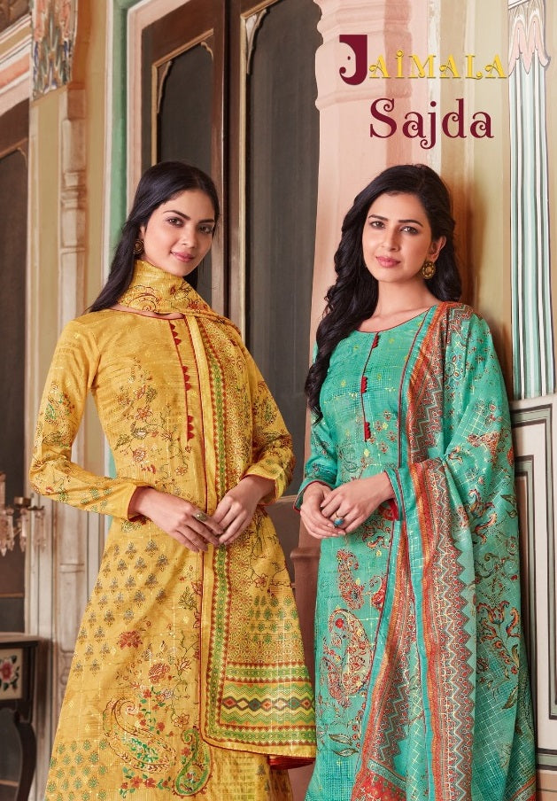 Alok Suits Jaimala Sajda Pure Dola Digital Printed Party Wear Salwar Suits