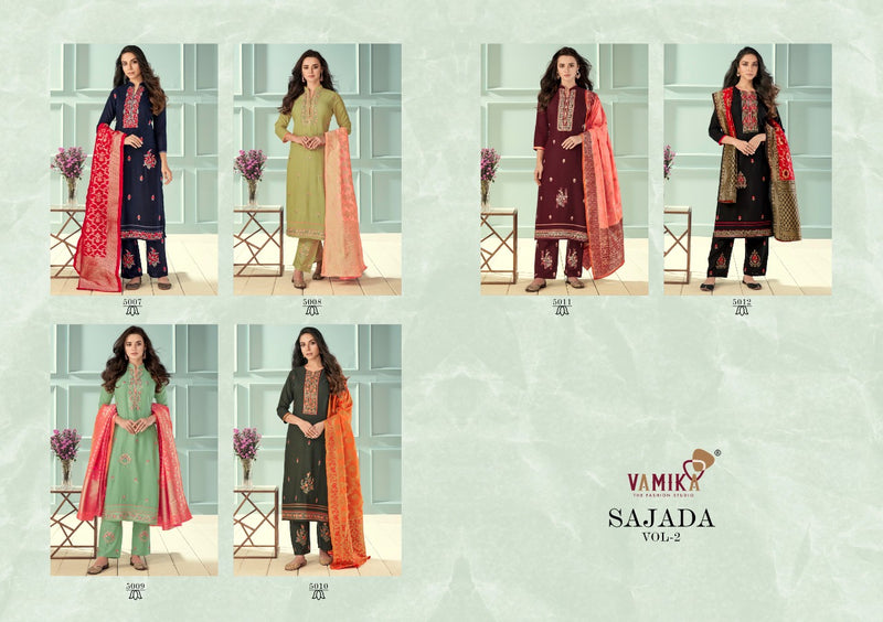 Vamika Sajda Vol 2 Rayon Ready Made Heavy Party  Wear Salwar Suits