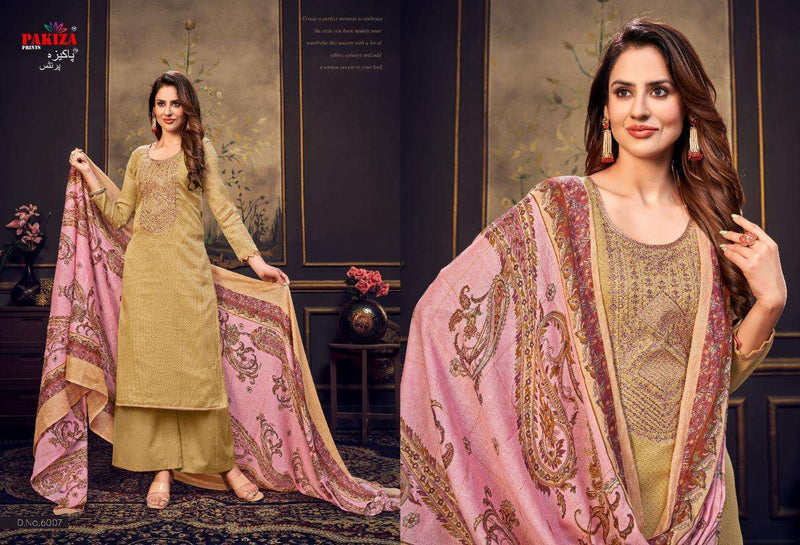 Pakiza Prints Sana Safinaz Vol 6 Cotton Satin Party Wear Salwar Suits