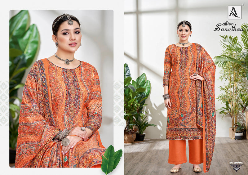 Alok Suit Sanvikaa Pashmina With Fancy Work Stylish Designer Party Wear Fancy Salwar Kameez