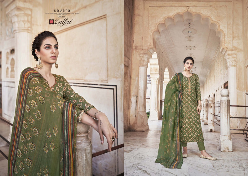 Zulfat Designer Suits Savera Rayon Festive Wear Salwar Suits