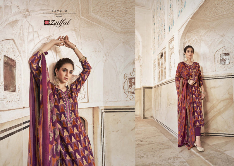 Zulfat Designer Suits Savera Rayon Festive Wear Salwar Suits