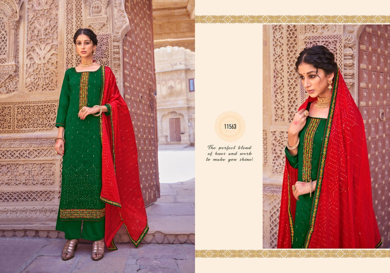 Panch Ratna Sequence Parampara Silk Coding & Sequence Work Salwar Suits