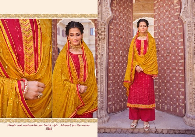 Panch Ratna Sequence Parampara Silk Coding & Sequence Work Salwar Suits